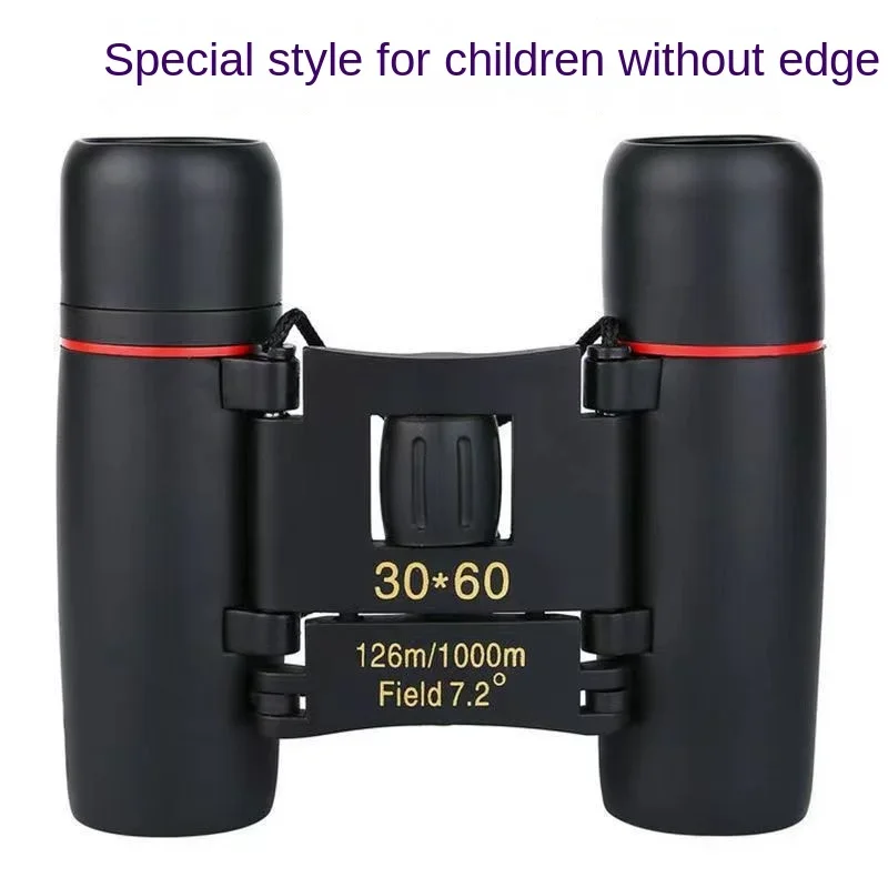 Manufacturer Wholesale 30X60 Children's Cherry Blossom Telescope High Definition Blue Film Binocular Portable Foldable