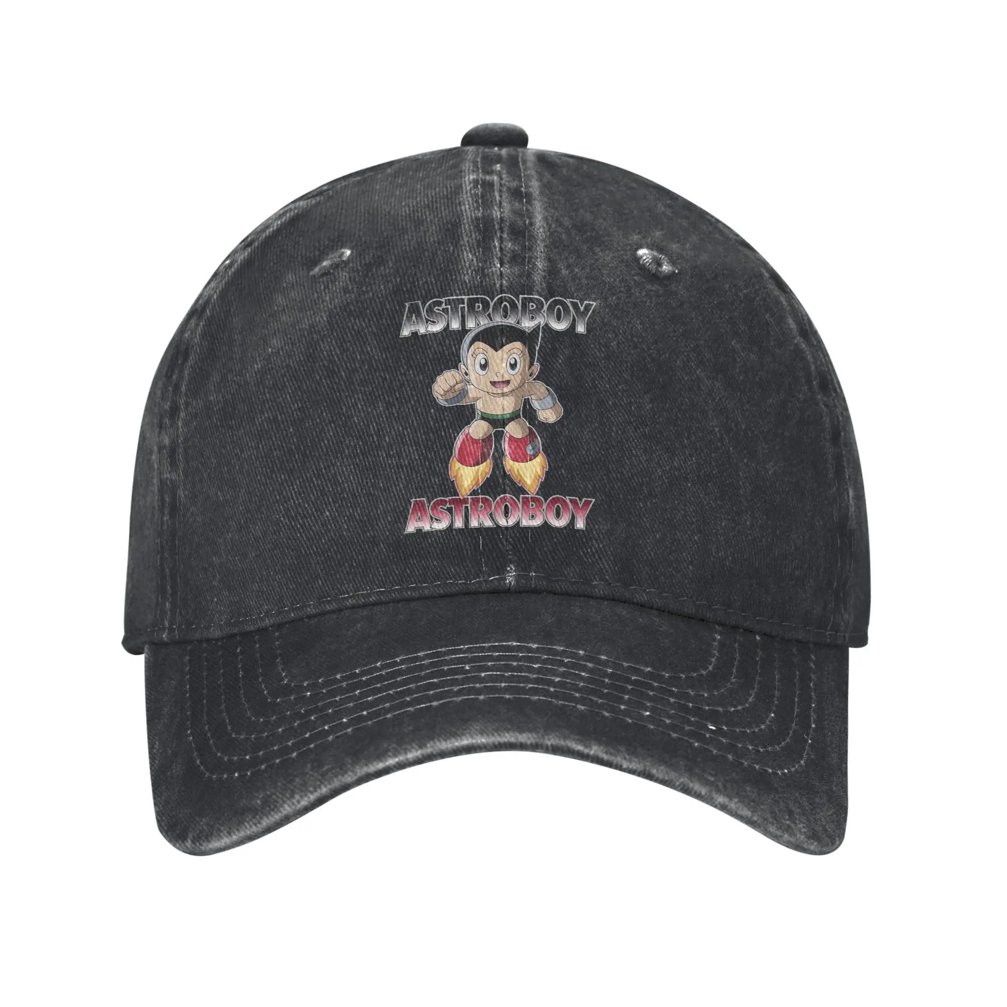 Astroboy Anime Robot Show Astro Boy Unisex Baseball Cap  Distressed Washed Hats Cap Fashion Outdoor Workouts  Gift Snapback Hat