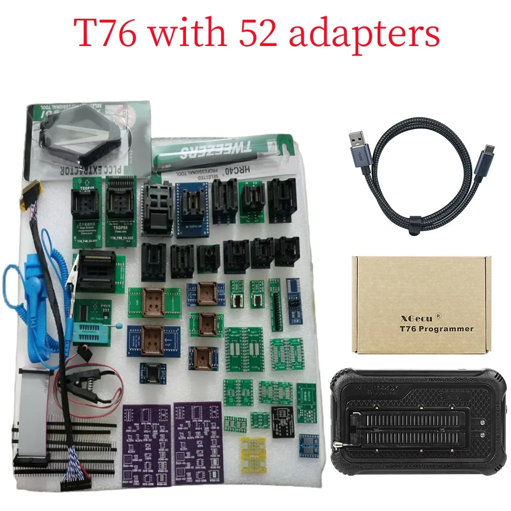 Programador T76 con Kit de 52 Adaptadores: La Herramienta que Rescató Mi Talleres de Electrónica