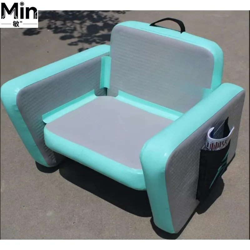 Lightweight Drop Stitch Outdoor Folding Inflatable Chair for Camping Tent Beach Water Park Amusement