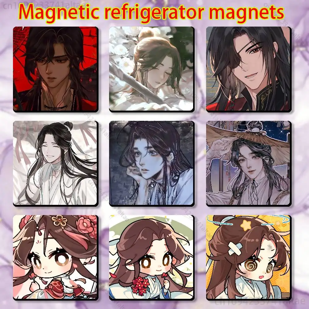 

Tian Guan Ci Fu Credit Fridge Magnet Square Stickers Personalize Home Decor Souvenirs Gift