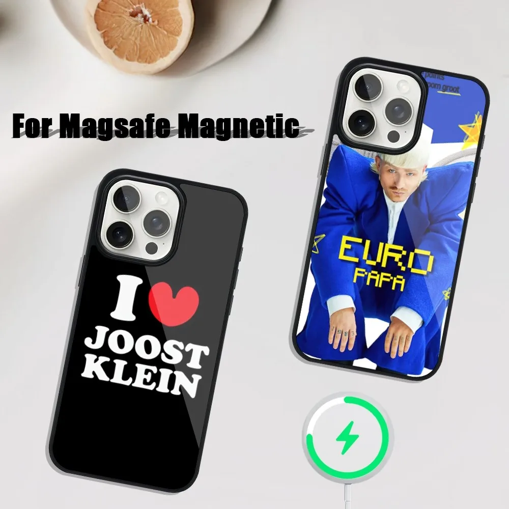 Singer Joost Klein Europapa Phone Case For iphone Pro 11 Max 13 12 14 Mini 15 Plus Magsafe Magnetic Wireless Charging Shell