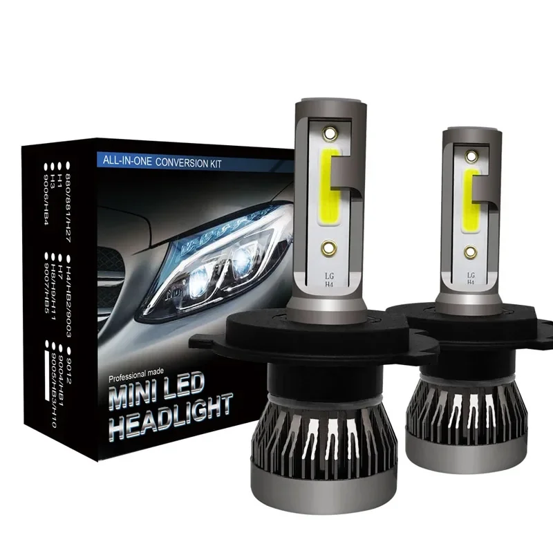 Car Light H7 LED Mini Headlight Bulbs H1 LED H4 H8 H9 H11 Headlamps Kit 9005 HB3 9006 HB4 Auto LED Lamps Turbo Cob