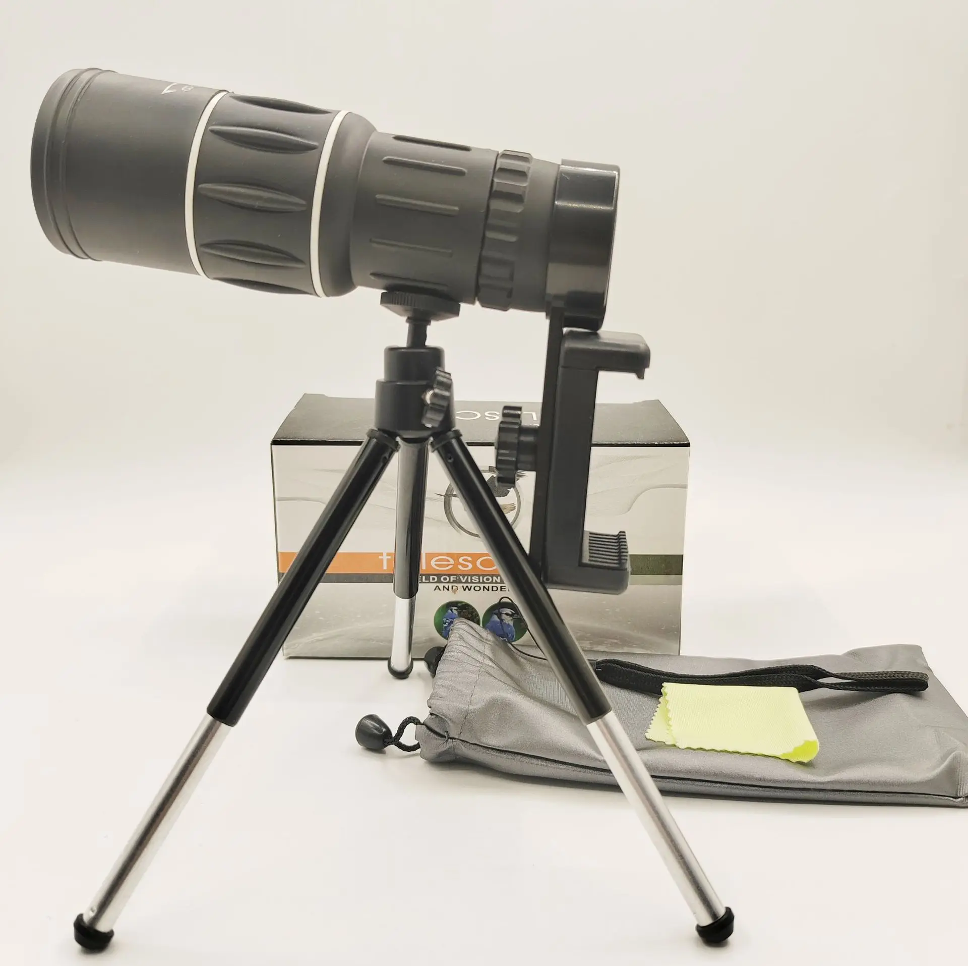 Professional 16x52 HD Vision Monocular Telescope, High Power Waterproof Compact for Birdwatching 、Outdoor Camping 、Travel.