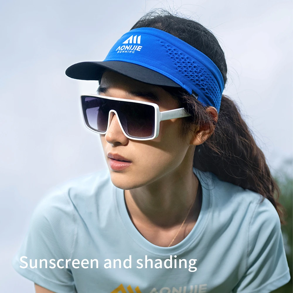 AONIJIE E4619 Sport Sun Visor Hat Elastic Empty Top Baseball Cap for Women and Men Sun Protection