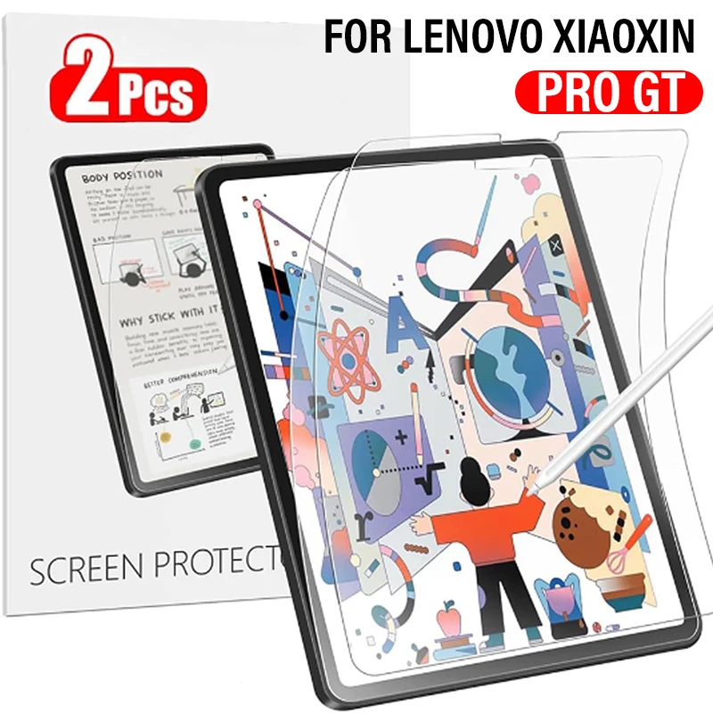 

1/2 упаковки мягких гидрогелевых пленки из ТПУ для Lenovo Xiaoxin Pro GT Tablet, ультра прозрачная защитная пленка для экрана Lenovo Pro GT, аксессуары
