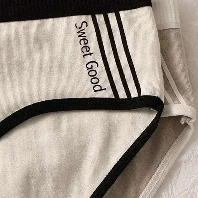 Women Underwear Cotton Crotch Mid Waist Traceless Sexy Panties Japanese Sports Style Girls Breathable Underpants Simple Lingerie image 6