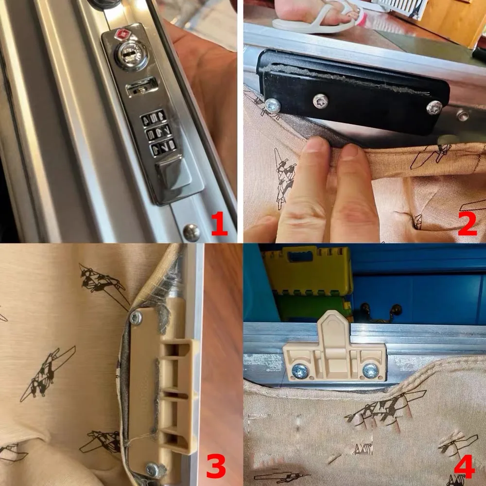 TSA006 Gepäckschloss, geeignet für Rimowa Classic Gepäckschloss, Ersatz für TSA006 für Rimowa Kofferschloss, Ersatz für TSA007 – Detail 3