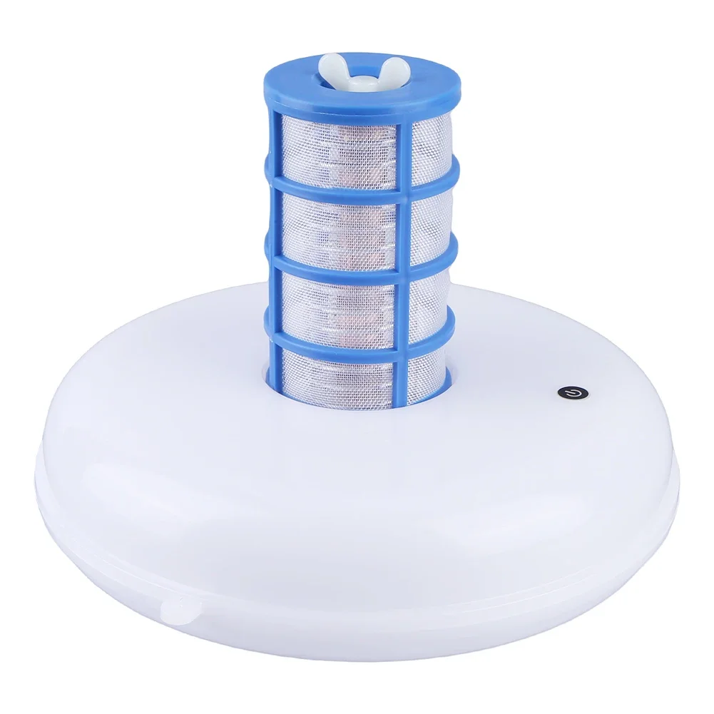 

Solar Copper Pool Ionizer 7-Colored LED Night Light Pool Clean Purifier for Above Ground Pool Up to 35.000 Gal