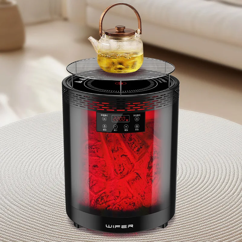 2000 واط سخان المنزل صنع الشاي موقد الشواء 3 والعتاد سخان كهربائي موقد درجة حرارة ثابتة سخان كهربائي متعدد الوظائف