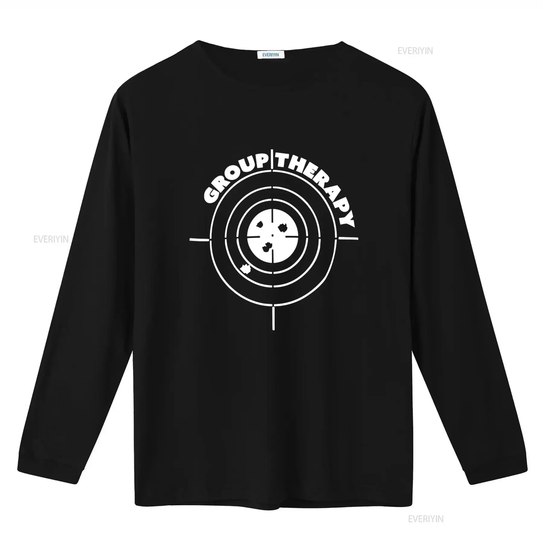 GROUP THERAPY Funny Gun Target Shooting Rights T Shirt vintage Washed Stretched Comfortable designer clothes