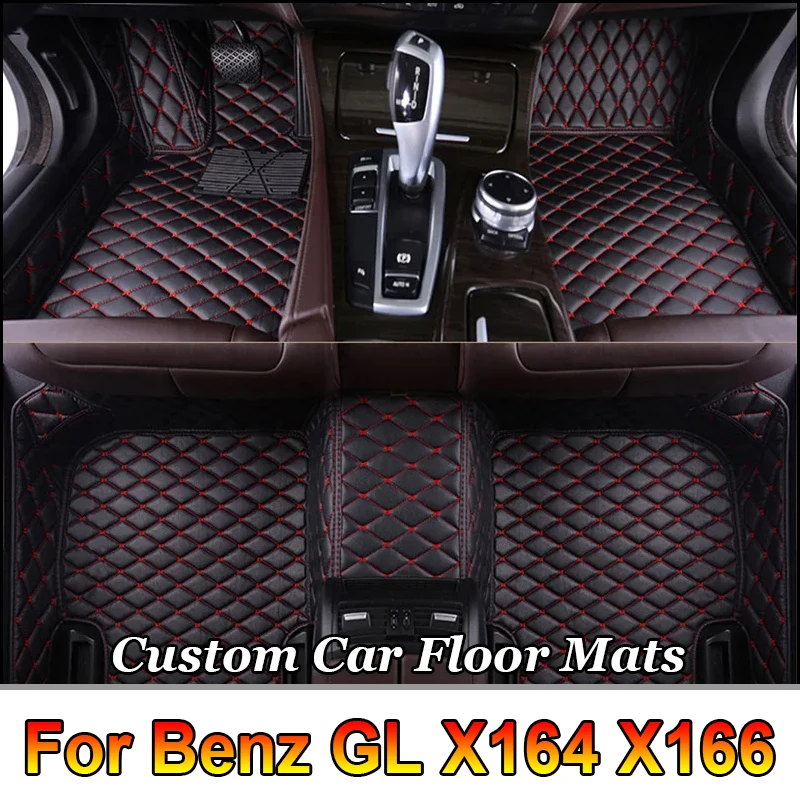

Автомобильные коврики на заказ для Mercedes Benz GL X164 X166 2006-2016, автомобильные ковры, аксессуары для ног