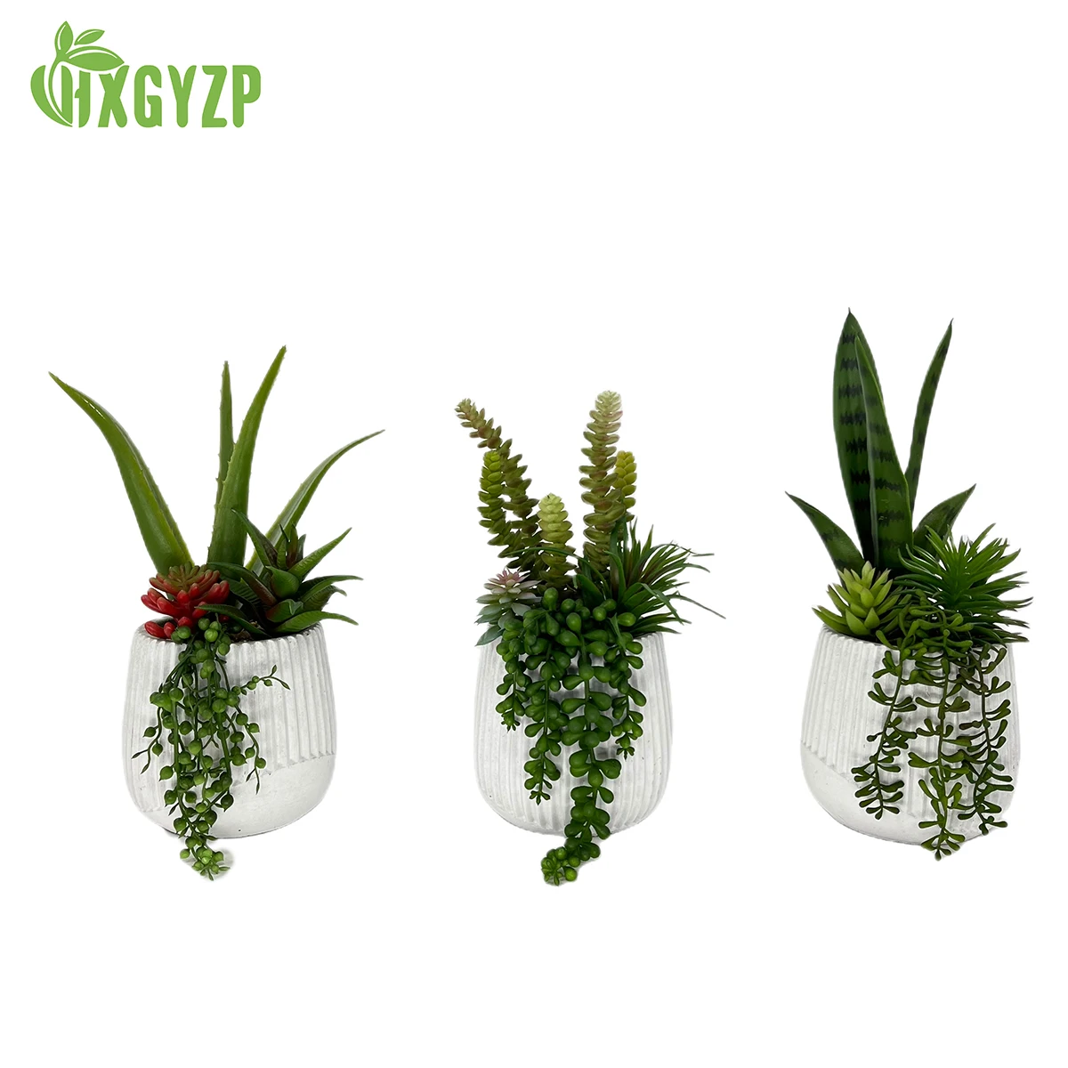 Briful Fake Plants Artificial Potted  Succulent Plants Mixed Bonsai Ornaments Home Living Room Office Desktop Decoration Gifts