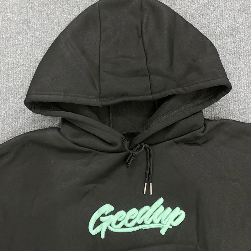 Américain Vintage classique à capuche haute rue tendance rue dames Harajuku Hip Hop chemise gothique lettre impression décontracté Joker manteau