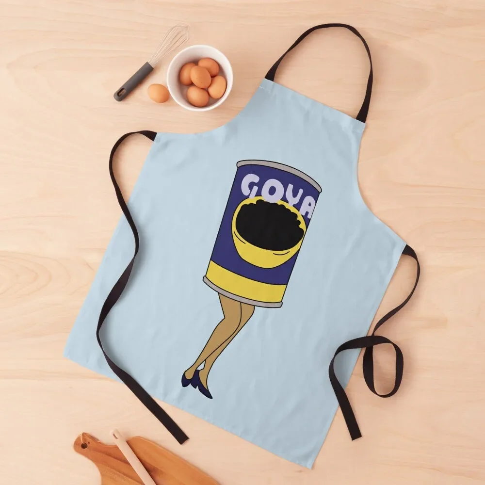 

Goya Beans Mascot Apron Chef Uniform Women men's barbecue chefs beauty master Apron