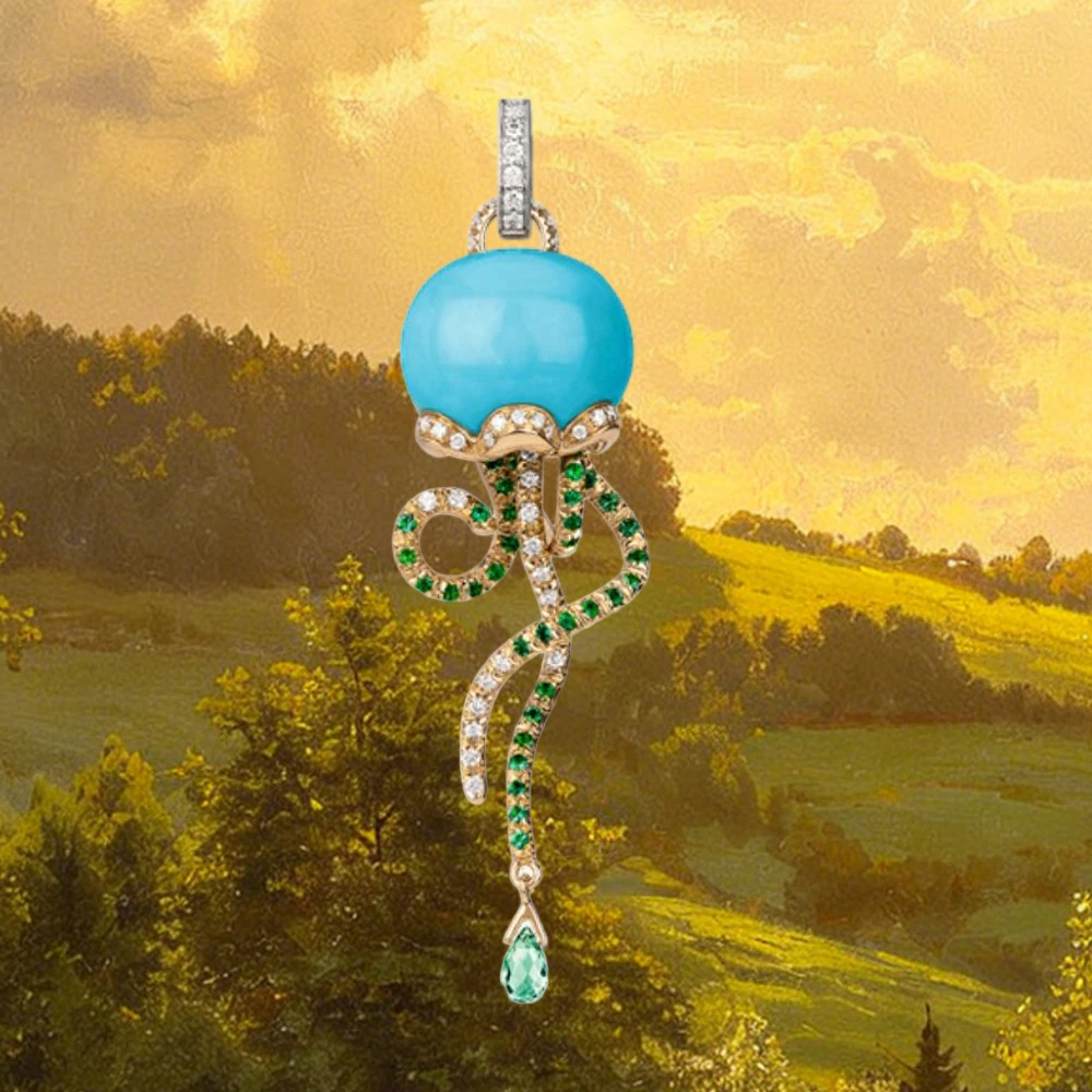 

Luxury Chanteclers 2026 Pendant 925 Sterling Silver Gold Plated High-End Party & Daily Jewelry