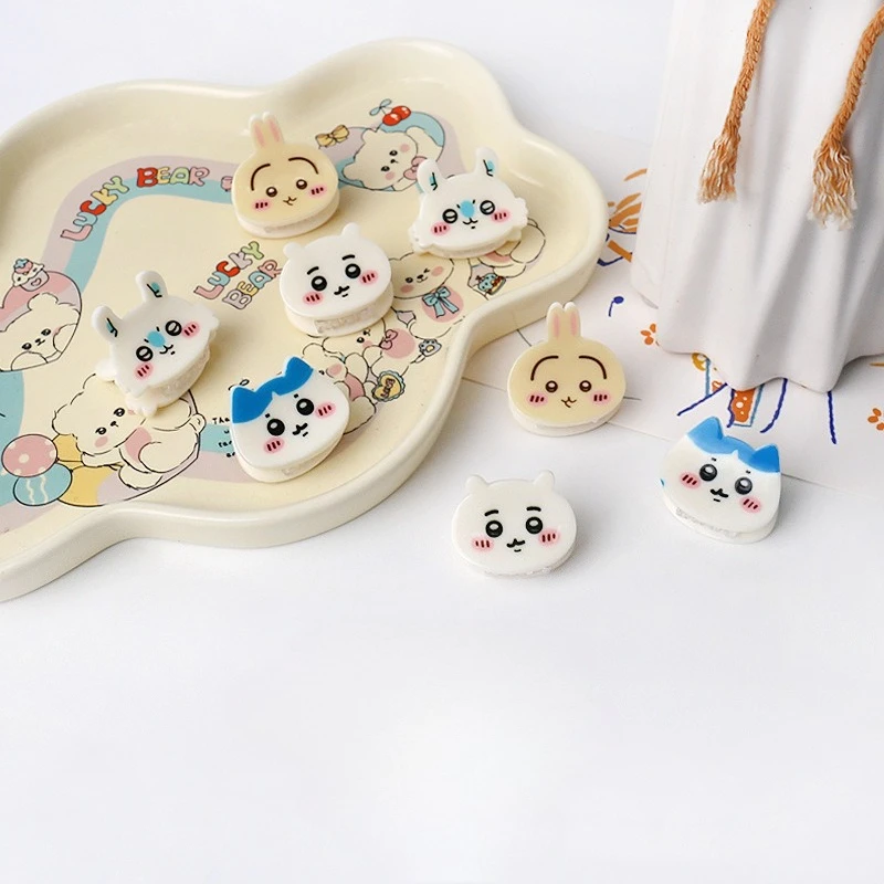 Chiikawa لطيف مقاطع الشعر الصغيرة Usagi Hachiware الكرتون المشابك الحلو طالب نمط بانج كليب للأطفال الفتيات إكسسوارات الشعر #1