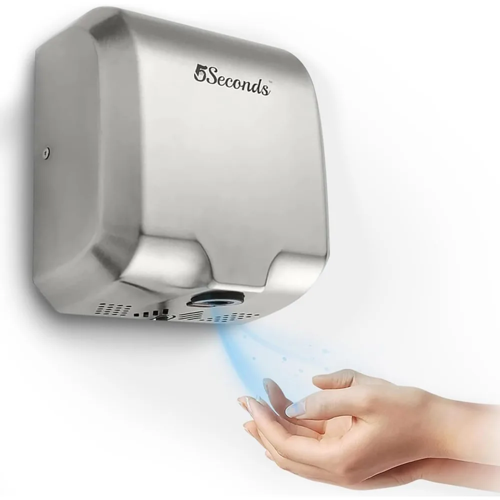 عرض ساخن - - مجفف الأيدي التجاري، أجهزة الحمام المصنوعة من الفولاذ المقاوم للصدأ للمستشفى والمكتب والمزيد، يد خالية من اللمس #5