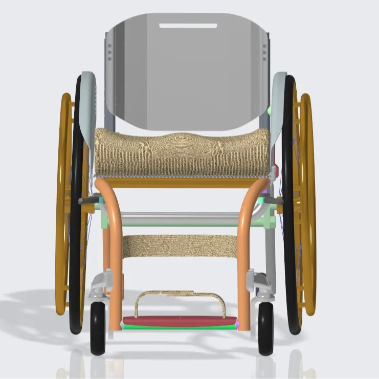 Titanium alloy life comfort sports wheelchair competitive wheelchair rigid sports wheelchair