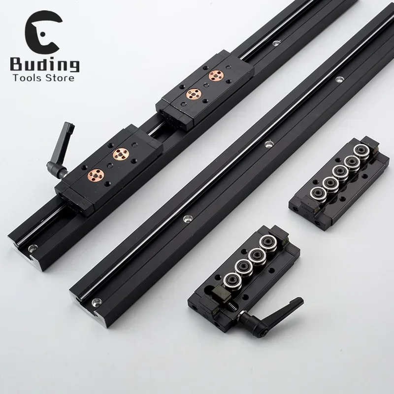 Blackening Built-in dual-axis linear guide SGR15N 38mm Width guide Length 500mm 600 800mm 1000 1500mm SGB15N cnc Woodworking