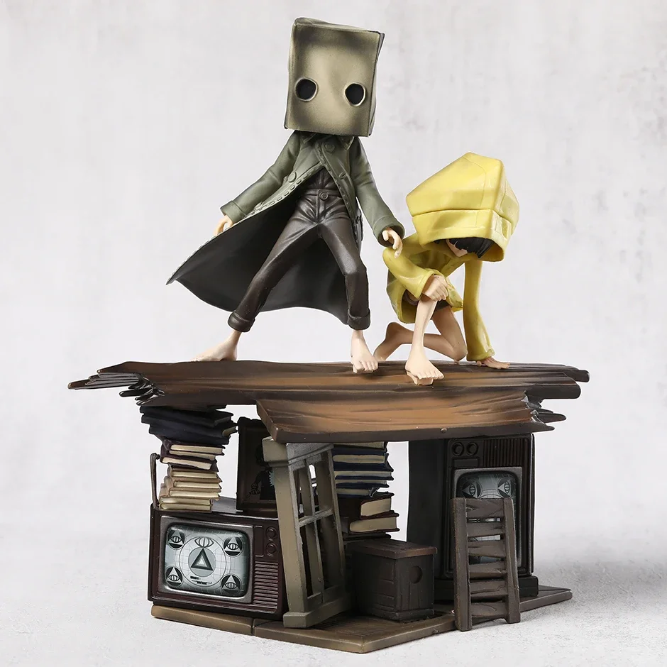 22.5cm Little Nightmares Six & Mono GK PVC Figure Statue Model Toy Doll Gift