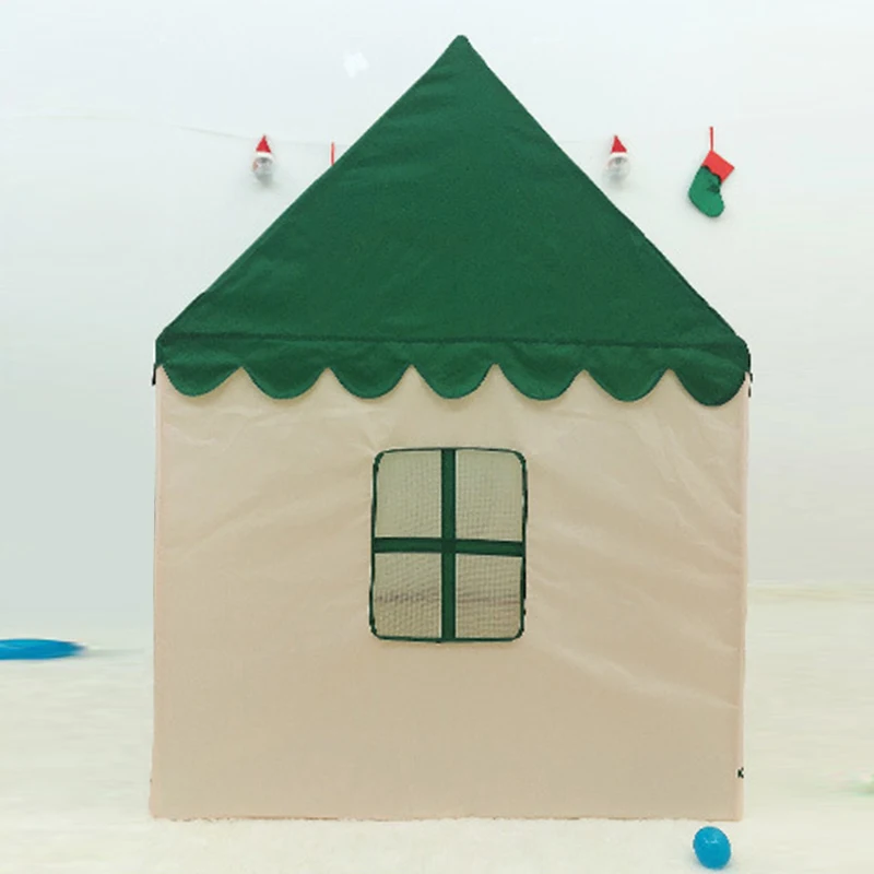 Tenda portatile per bambini grande spazio tenda per bambini Baby Kids Play Teepee tende Christmas Playhouse Toys Gift For Children Room Decor