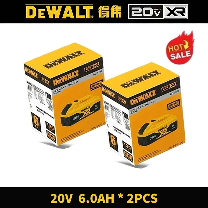 Original Flexvolt DEWALT 20V/60V Battery, for DCB606 DCB205 DCB206 DCB609 Power Tool 20V Battery, 5AH 6AH 9AH Dewalt Battery image 3