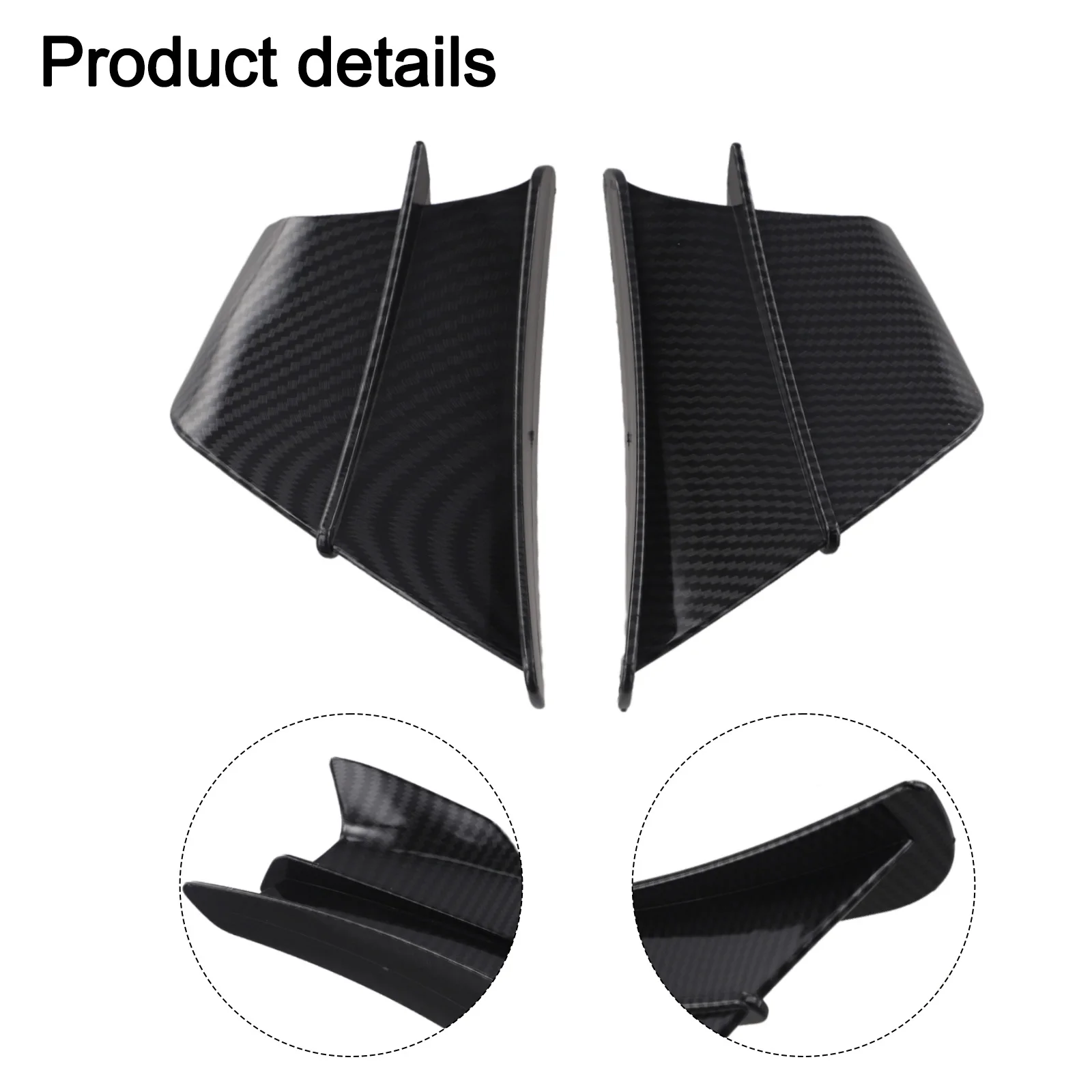

Carbon Rear Wing Aerodynamic Wings Easy Installation High Precision Manufacturing Sporty Appearance For Ducati Panigale
