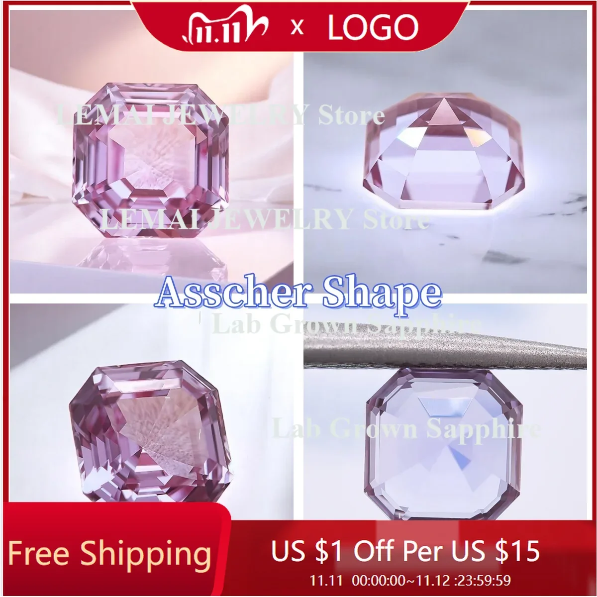 

Lab Grown Alexandrite Change Color Stone Charms Gemstone DIY Ring Necklace Earrings Main Materials Selectable AGL Certificate