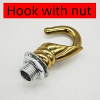 6pcs/lot Load-bearing Hook Opening Hook Lamp Accessories Hook Dining Crane Bar Pendant Lamp M10 Lamp DIY Accessories