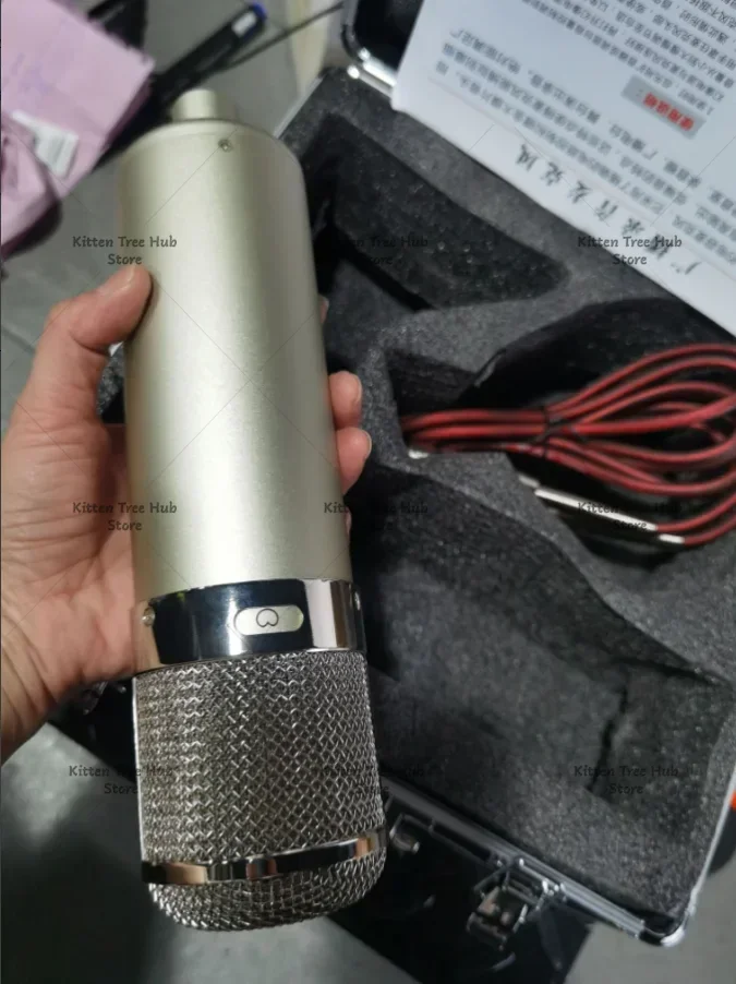 Handmade Large Diaphragm Tube Condenser Microphone, High Quality For Live Broadcast & Studio Recording