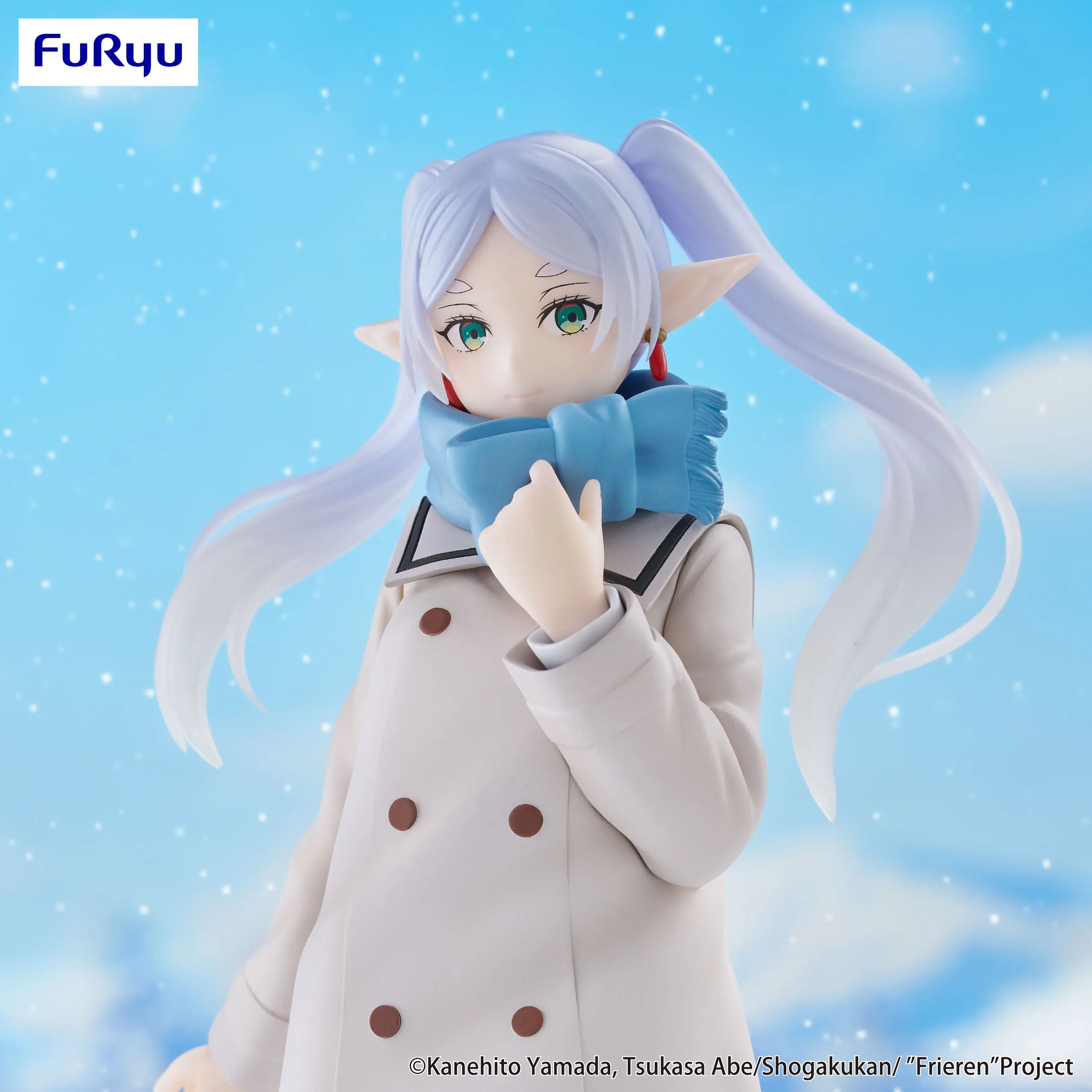 Furyu Frieren: Beyond Journey's End Anime Frieren Setelan Musim Dingin Figur Aksi Model Patung Mainan Dekorasi Figuarts Asli