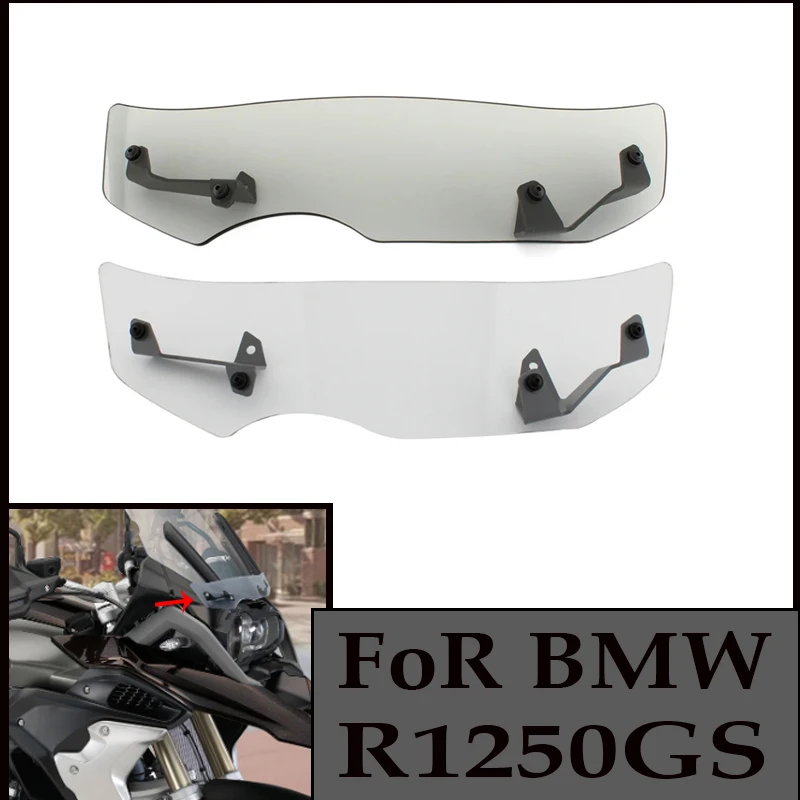 

For BMW R1200GS LC R1250GS Adventure R1200 R1250 GS Adv Accessories Motorcycle Windshield Windscreen Wind Deflector Extension