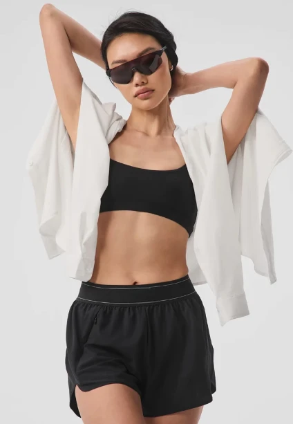 

Tennis Skirt Women's Quick Dry Sweatpants Skirt with Pockets Running Fitness Jacquard Logo Elasticated Straps