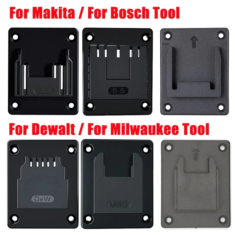 5PCS Tool Holder Machine Storage Rack for Makita for Bosch for Dewalt for Milwaukee 18V Power Tools Drill Holder Wall Mount Dock