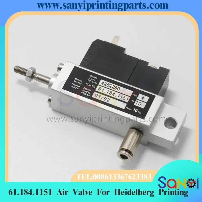 Лучшее качество 61.184.1151 Блок клапана воздушного цилиндра D20 H4 для деталей печатной машины Heidelberg SM102 CD102