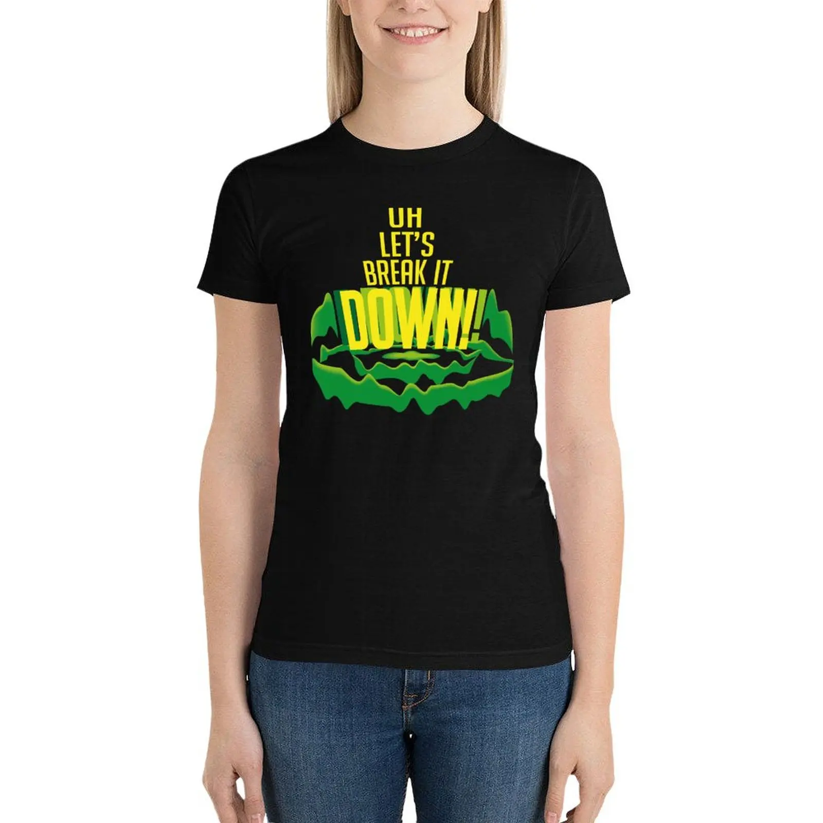 Let's break it down T-Shirt Aesthetic clothing cute tops t-shirt dress for Women plus size