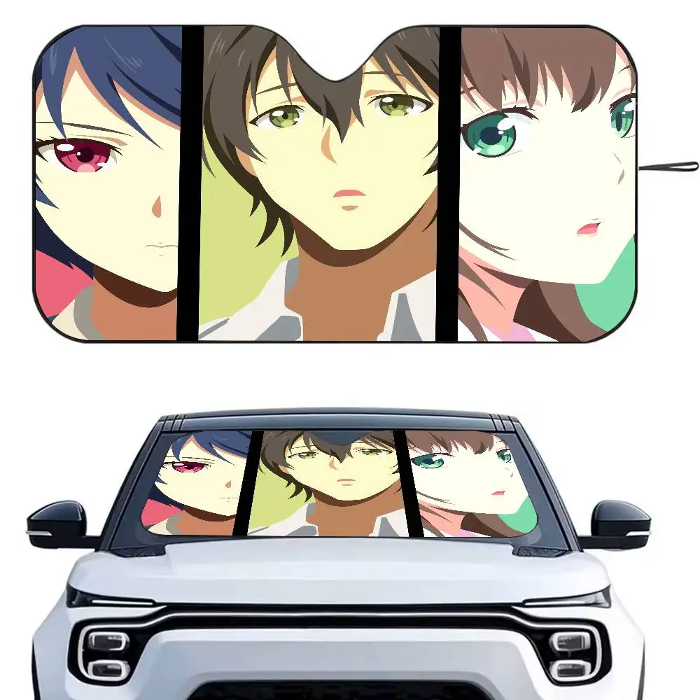

ANIME D-Domestic na Kanojo Car SunShade Parasol Car Windshield Sun Shade UV Protection and Interior Cooler