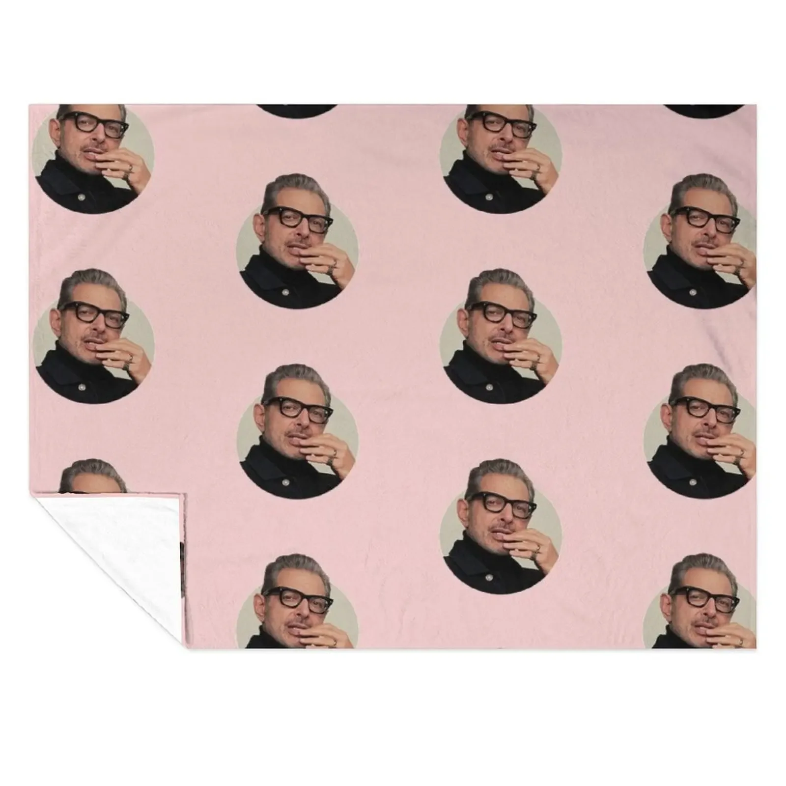 

Jeff Goldblum Throw Blanket Bed valentine gift ideas Hairy Soft Plush Plaid Blankets
