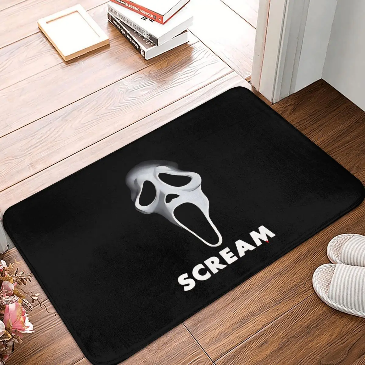 Horror Movies Non-slip Doormat Living Room Mat Scream Balcony Carpet Entrance Door Rug Home Decorative