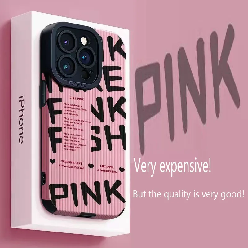 Trendy Pink Eagle Eye Camera Protection Silicone Protective Case For iphone 11 12 13 14 15 Pro X XR Xs Max 7 8 Plus SE 2020