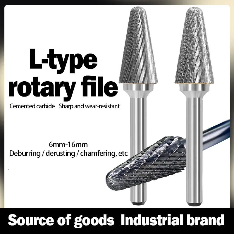 Wolfraam Staal Slijpkop Carbide Roterende Vijl Kegel Koepel Frees Metaal Slijpen Gravure Enkele En Dubbele Groef