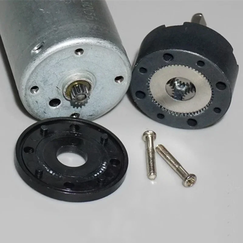 Mini 370 Full Metal Gear Motor 310RPM Slow Speed High Torque Micro Gearbox Reduction for DIY Toy Robot Smart Car DC 5V-12V