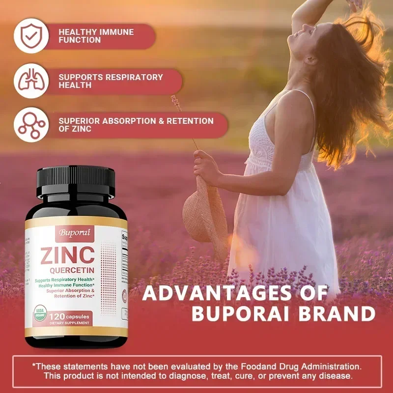 

Капсулы с кверцетином и цинком - укрепляют кости, поддерживают здоровье кожи и костей, способствуют метаболизму питательных веществ, улучшают жизненную энергию.