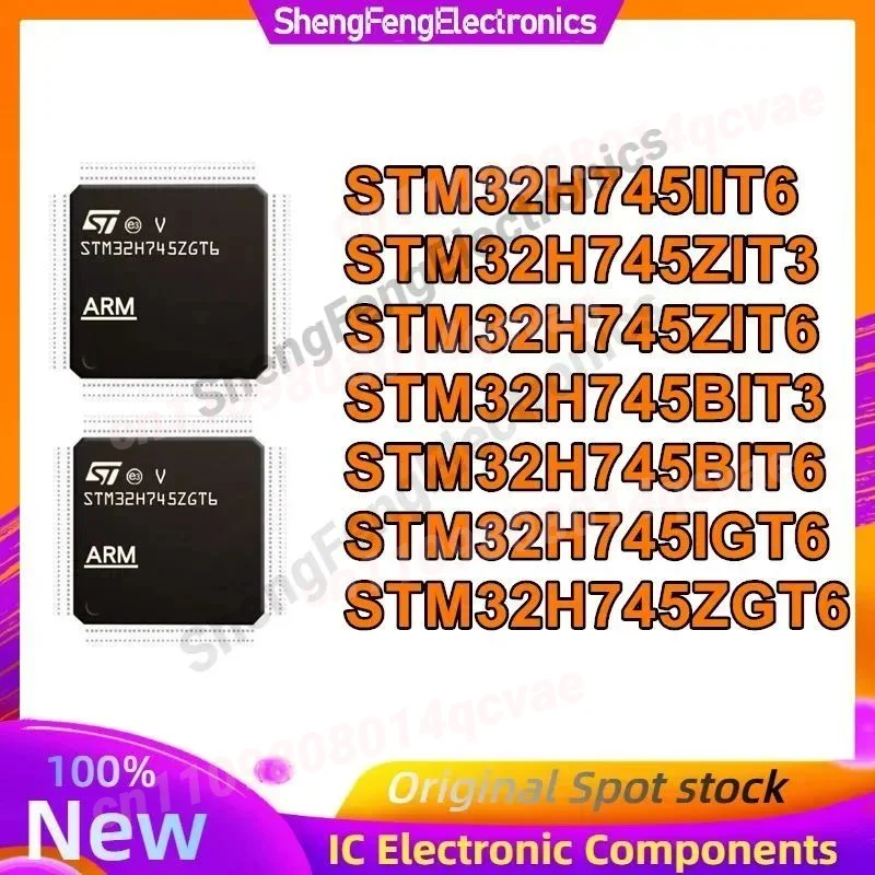 

STM32H745IIT6 STM32H745ZIT3 STM32H745ZIT6 STM32H745BIT3 STM32H745BIT6 STM32H745IGT6 STM32H745ZGT6 Новый оригинальный чипсет IC
