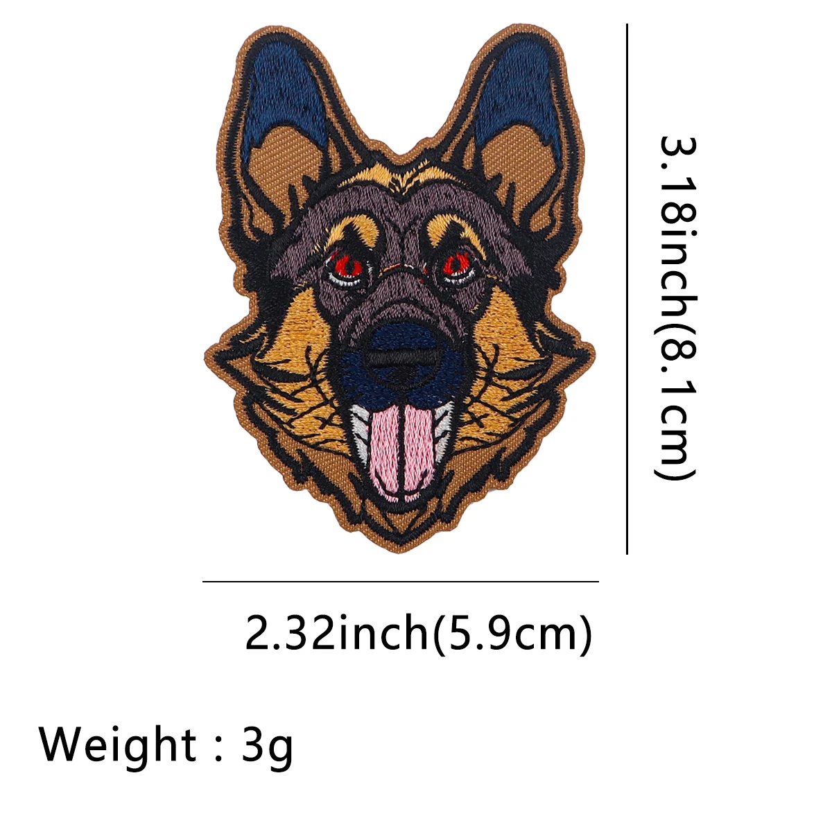 Cartoon Dog Iron On Patch Sewing On Patches Embroidered Applique Clothes Apparel Badges DIY Ironing Stickers Patch Clothes