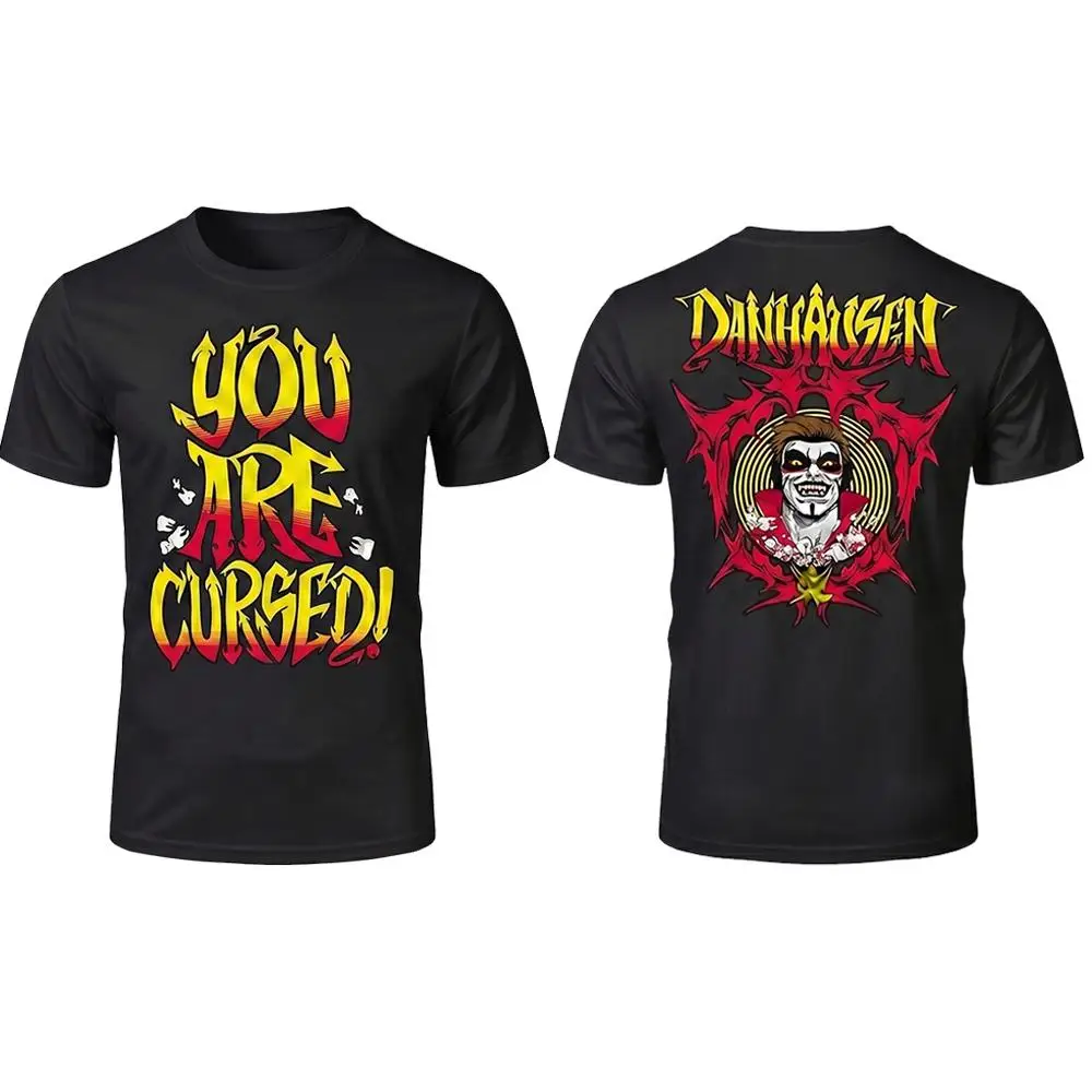 2026 New Danhausen You Are Cursed T-shirt Summer Breathable Quick Drying Wrestler Tee Men's Women's Outdoor Sports Crew Neck Top