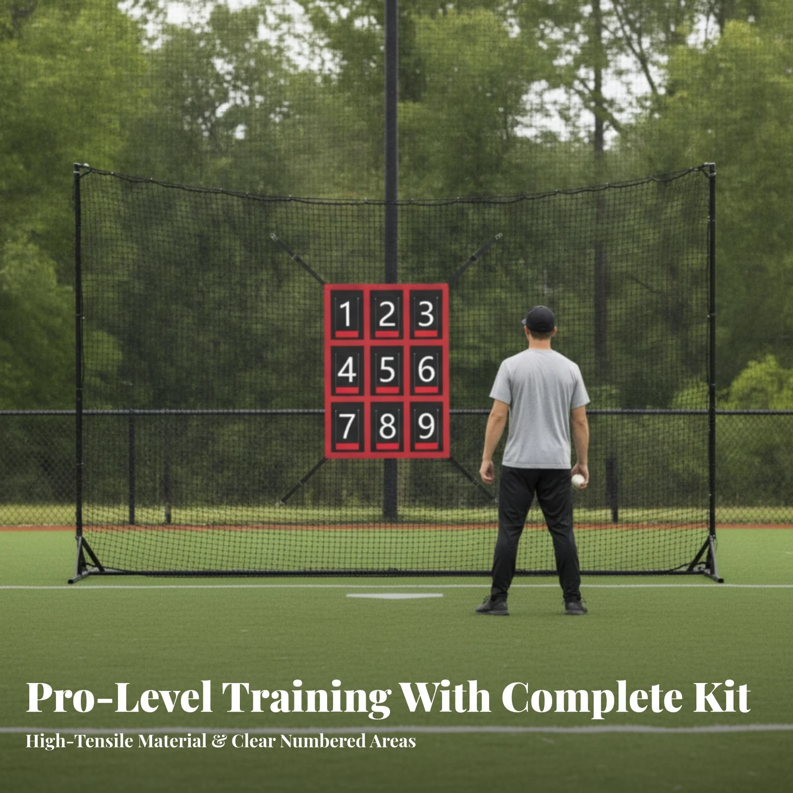 9포켓 피칭 타겟 번호가 매겨진 9홀 피칭 네트 스포츠 - Sports Equipment Training 리뷰 및 가격