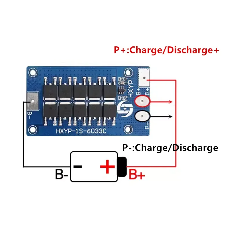 1S 15A 3.2V lithium iron phosphate protection board 3.2V battery anti-overcharge, anti-overdischarge, anti-short circuit battery