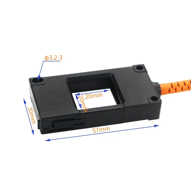 GTRIC Falling Object Detection 120*120mm photoelectric Fiber optric Amplifier Sensor Rectangular Fiber Counter sensor